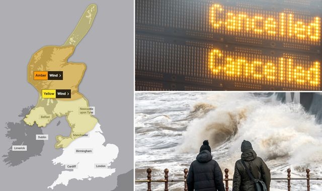 UK weather: Storm Floris sparks amber warning