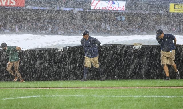Heavy rain and flash floods batter US east coast with emergency declared in New York