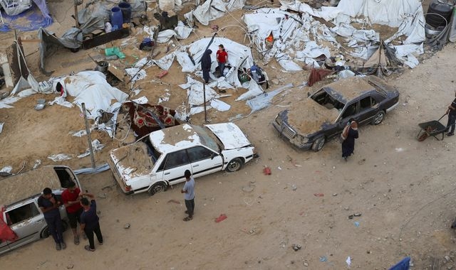 At least 60 killed in Israeli strikes across Gaza, health staff say