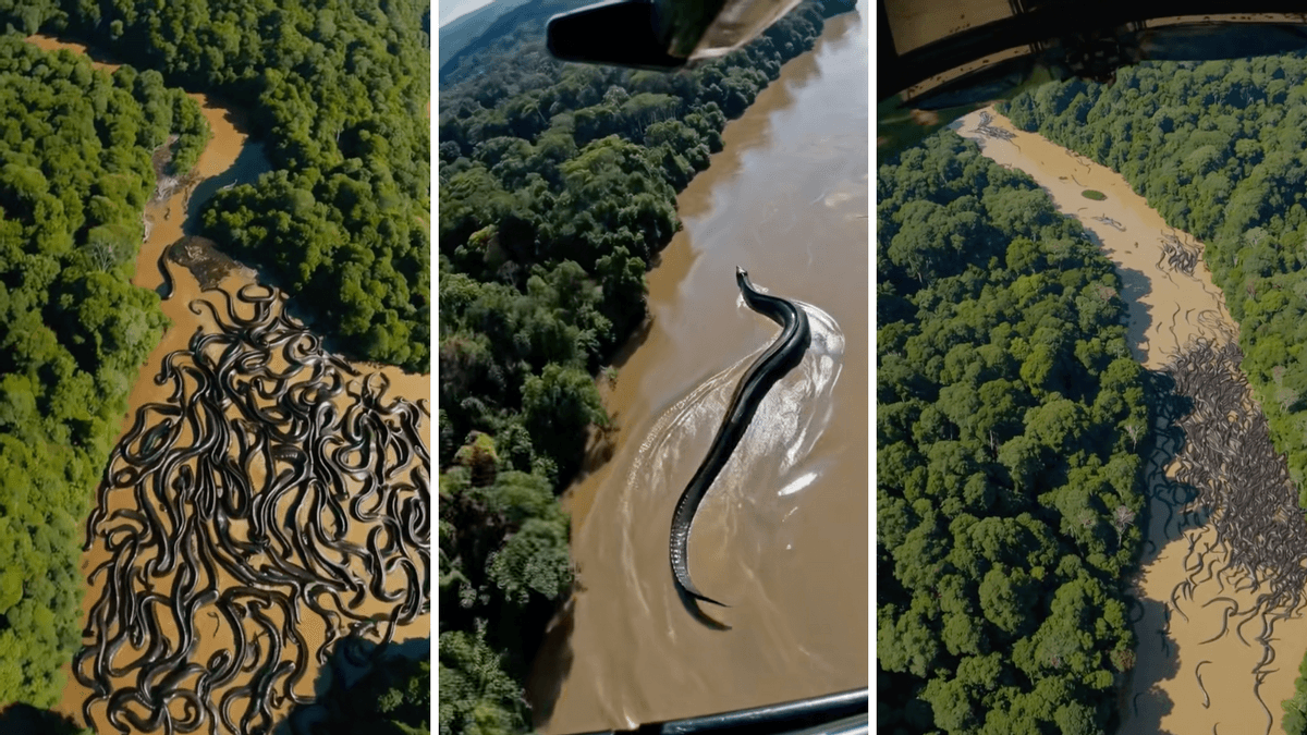 Fact Check: Watch out for videos of ginormous anacondas in Amazon River