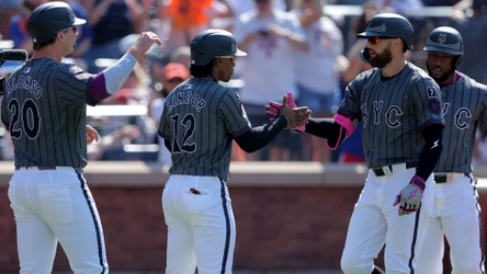 Brandon Nimmo, Pete Alonso combine for three homers and nine RBI as Mets beat Yankees