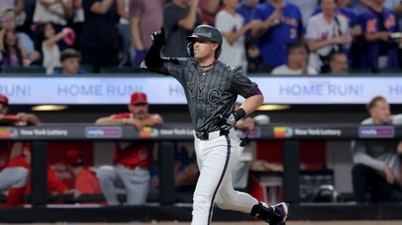 Mets rally late to complete comeback from four down to beat Angels, 7-5