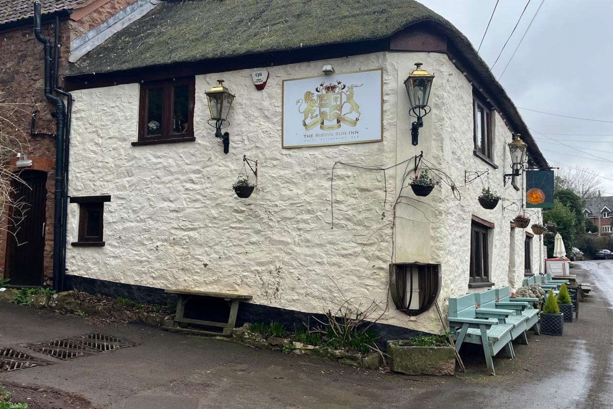 Rising Sun Inn, near Taunton, 'proud' of new hygiene rating