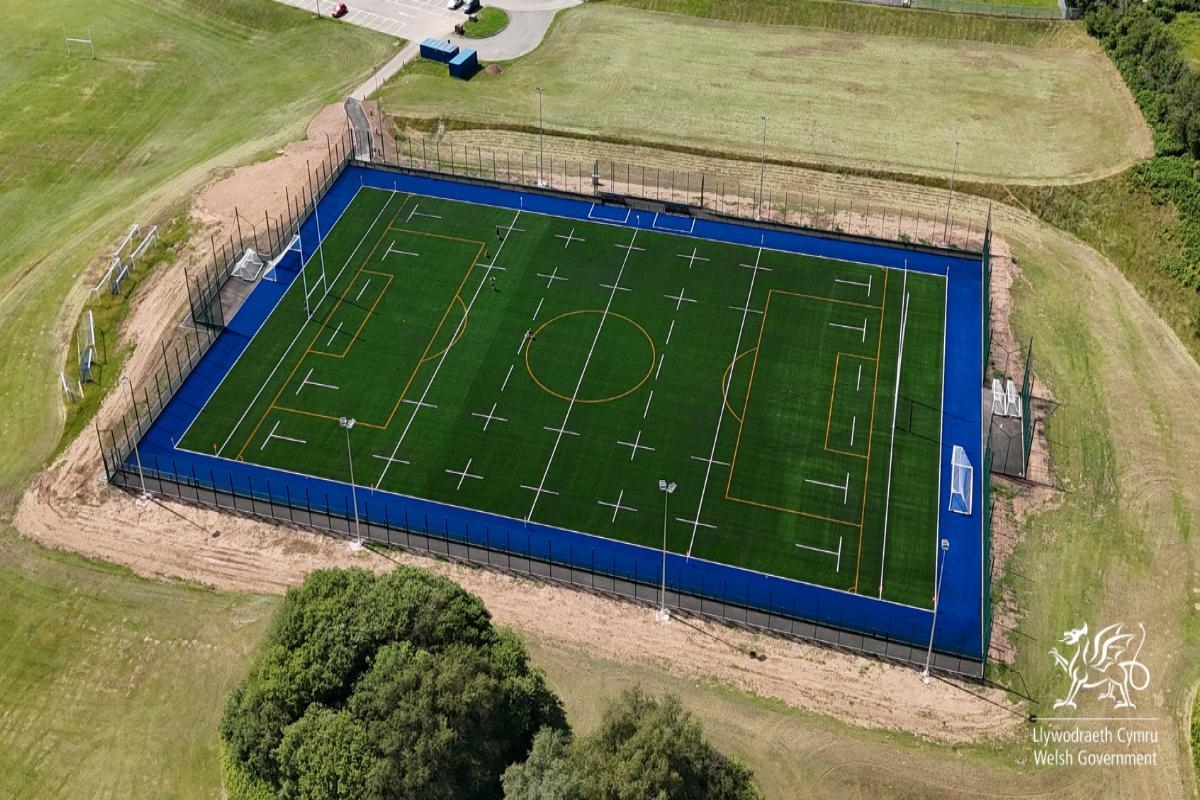 New 3G all-weather pitch opens in Caerphilly borough town