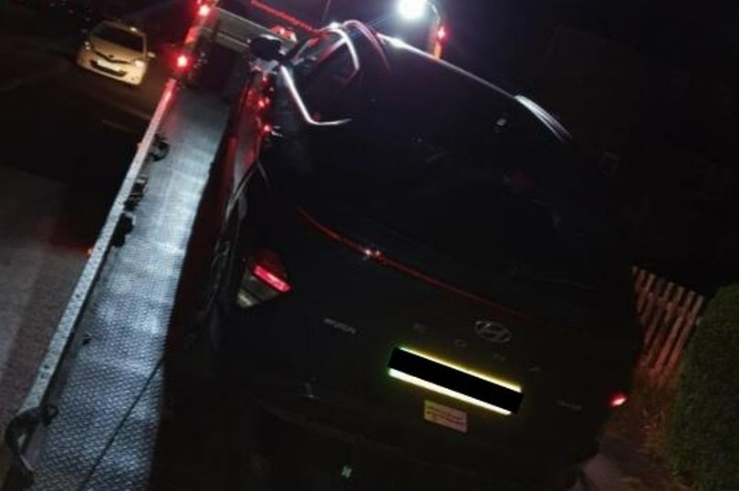 Police make arrest and seize car on North Staffordshire street