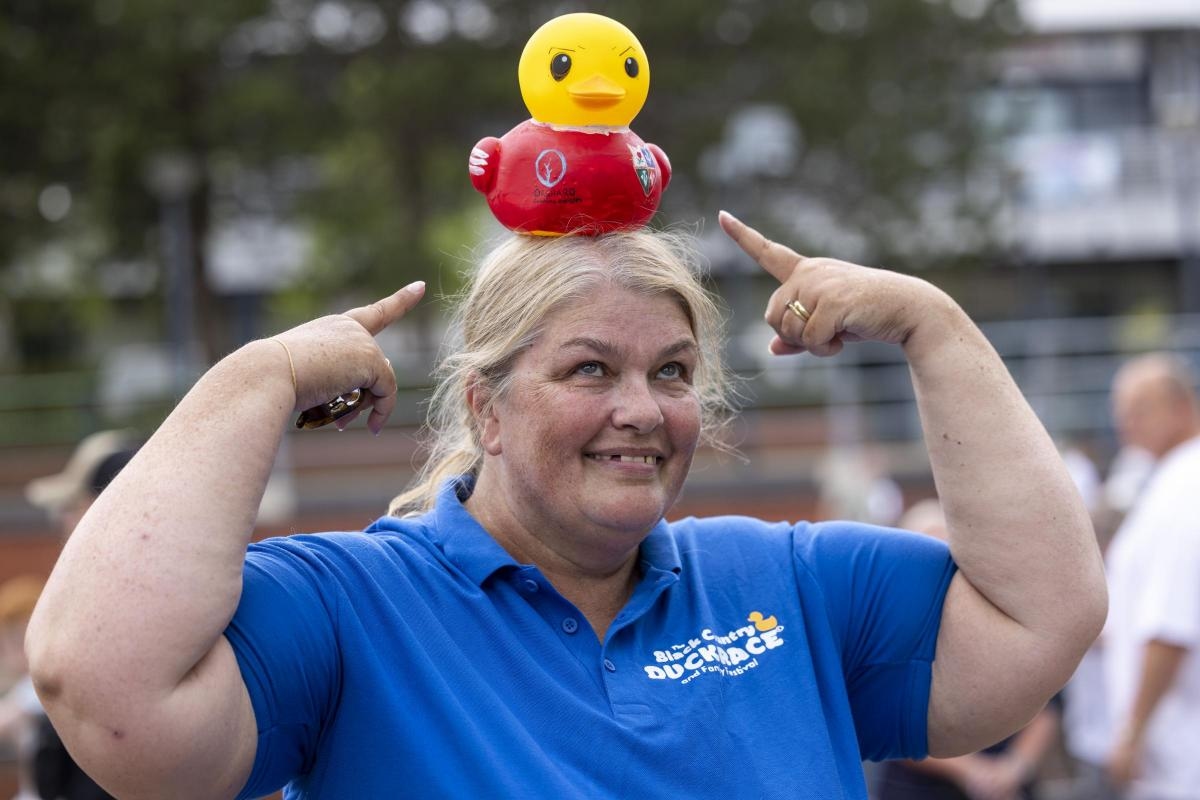 Duck race chaos delights crowds at Brierley Hill waterfront event