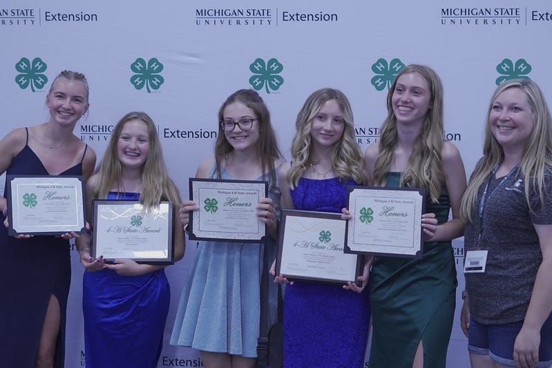 Youth from St. Joseph County win big at Michigan 4-H state awards