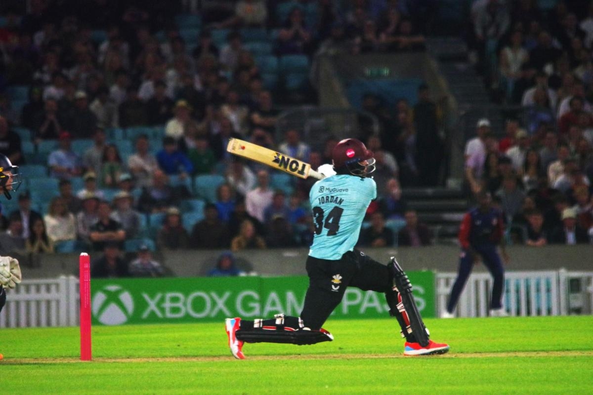 In-form Jordan bags victory for frenzied Surrey over Kent
