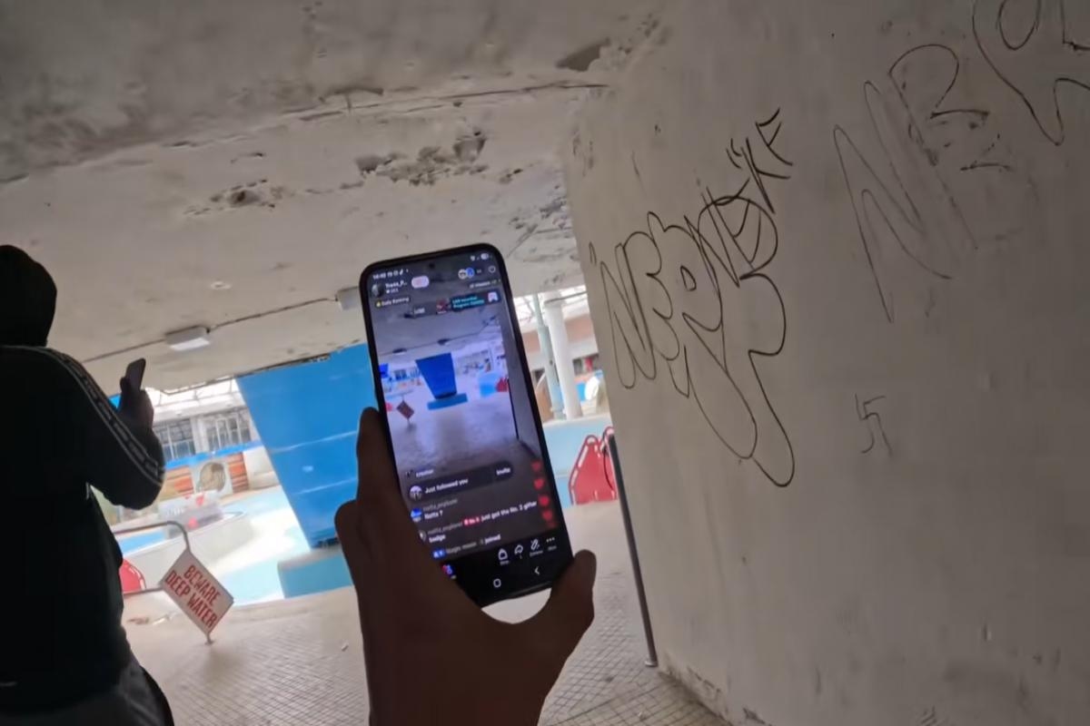 Current condition of closed Oasis pool revealed as TikTokers 'explore'