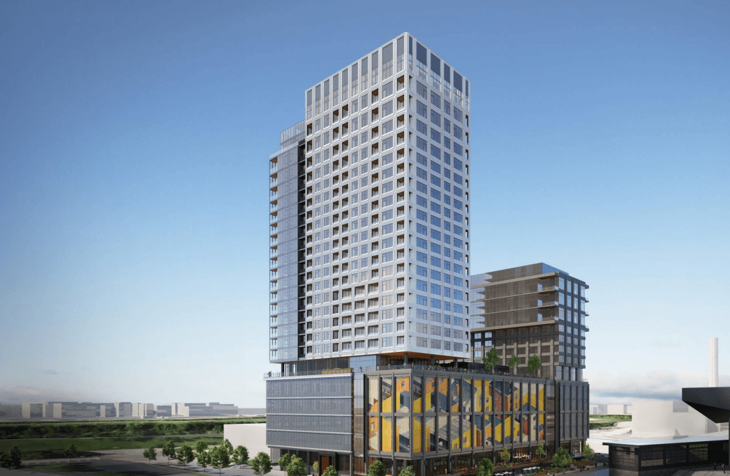 Proposed 25-story overlooking Lower.com Field could include residences, hotel, apartments