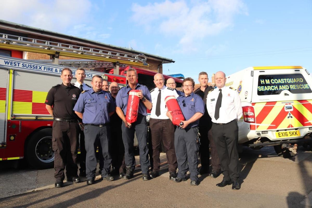 Fire and rescue service and coastguard launch new lifesaving partnership