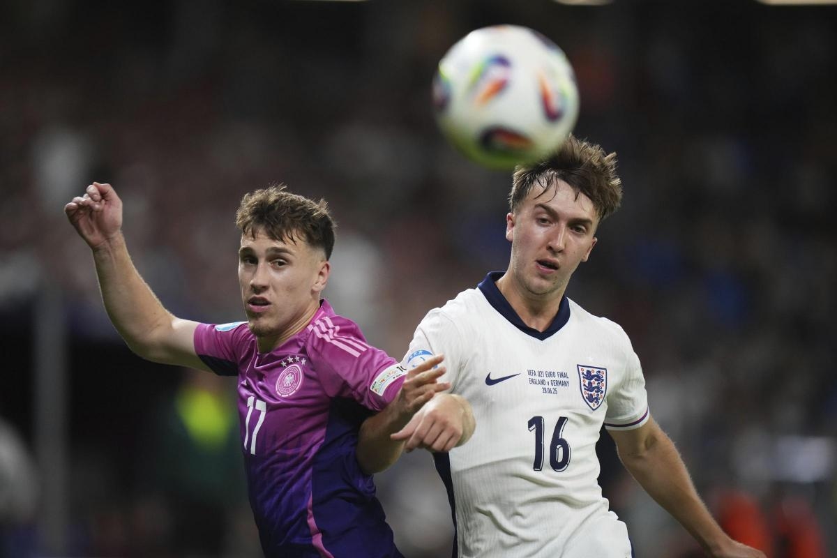 Adam Hinshelwood among fans dancing in the stand as Jack wins Euros