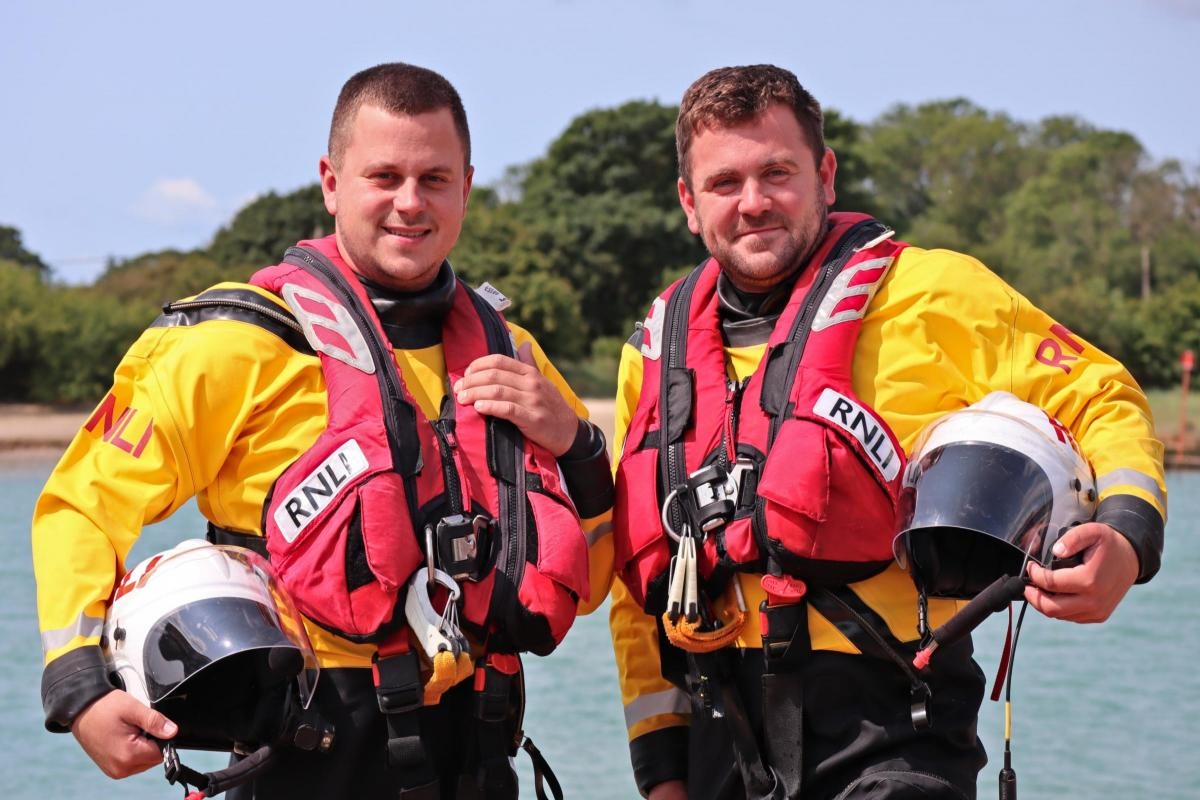 Brothers get first callout together as RNLI volunteers