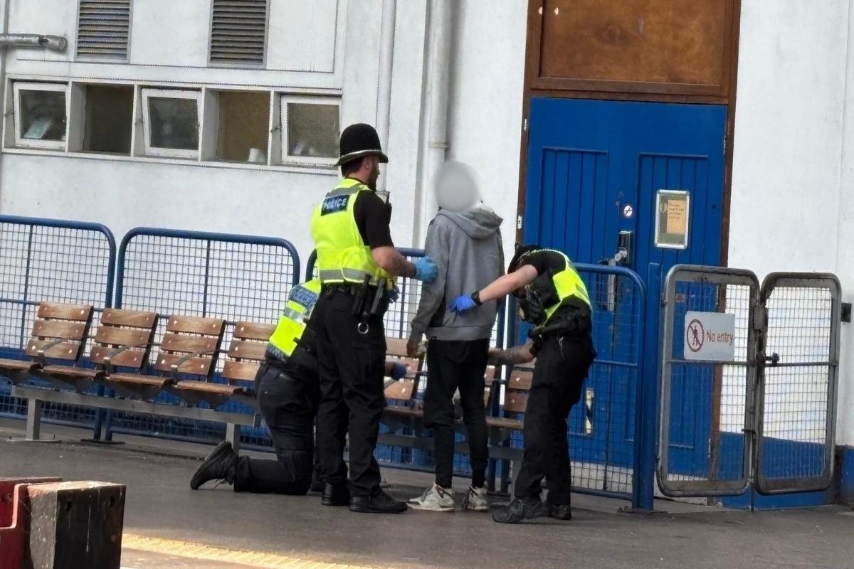 Commuters searched at station as part of large scale police crackdown