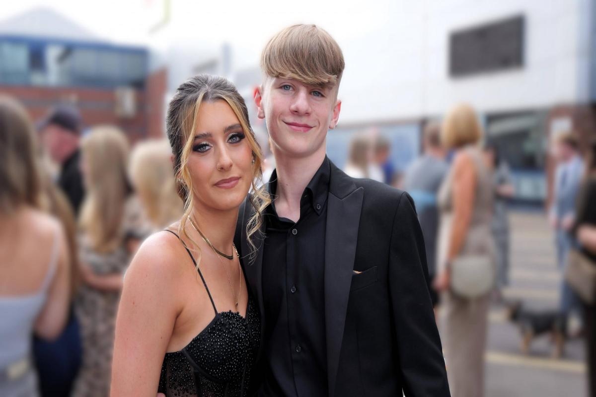 High school leavers celebrate prom in style at Toughsheet Community Stadium