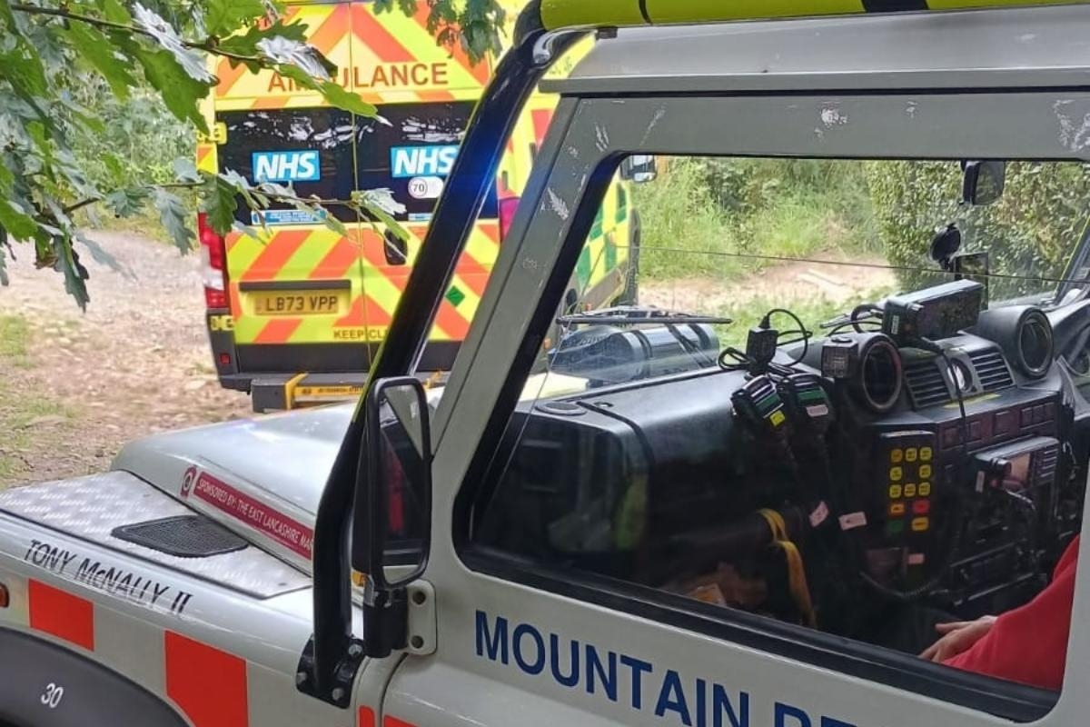 Mountain rescue team called after cyclist breaks ankle in picturesque area