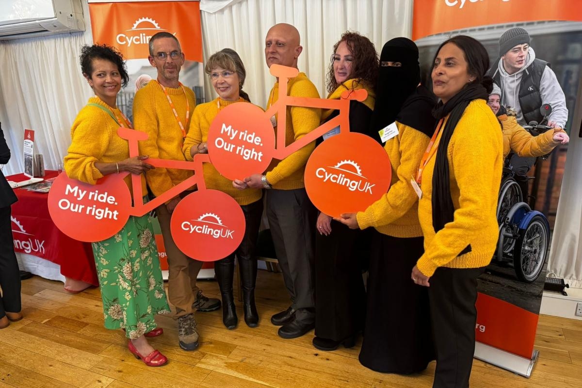 Khadija picks up yet another accolade from Cycling UK