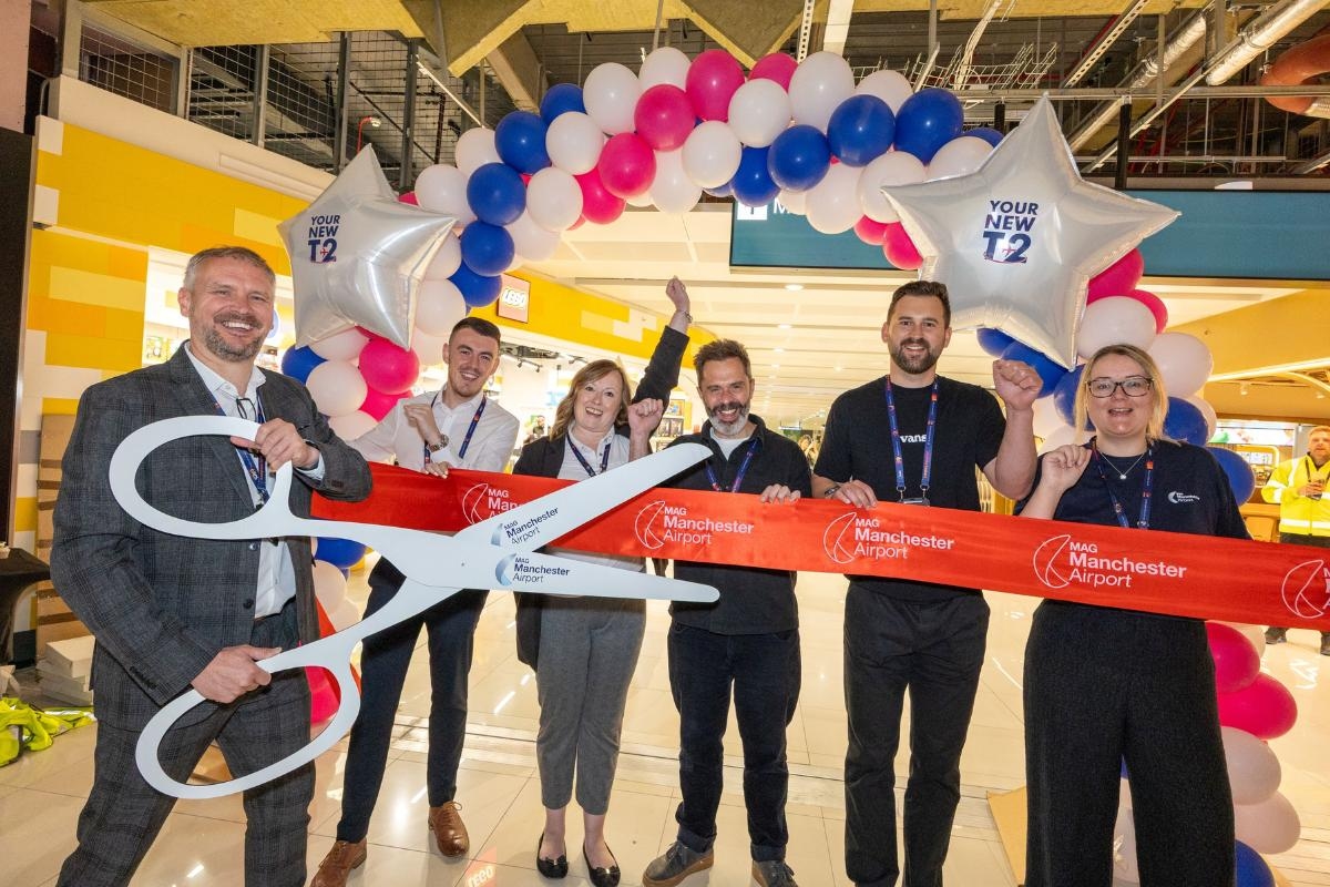 Manchester Airport opens redeveloped Terminal 2 with new shops and restaurants
