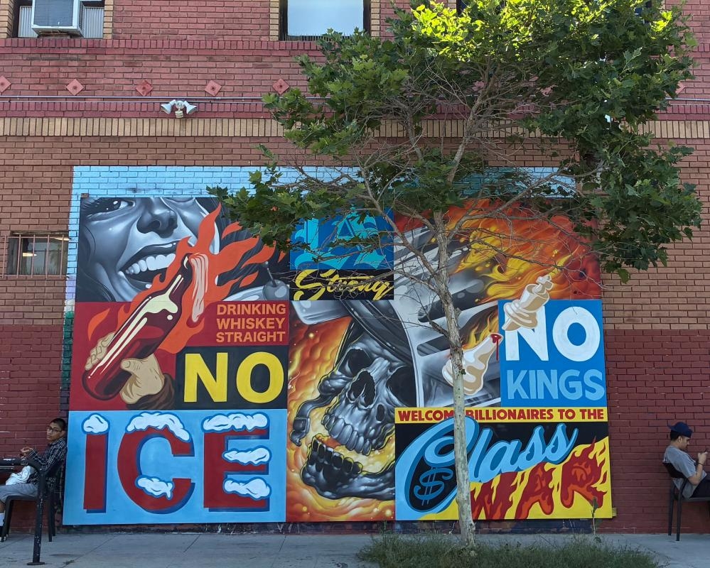 ‘We're seeing the best of LA': as Ice raids haunt the city, Angelenos show up for each other