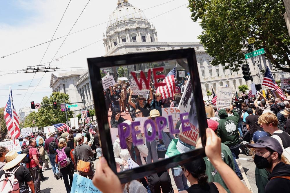 ‘No Kings' protesters in Virginia and San Francisco struck by motorists