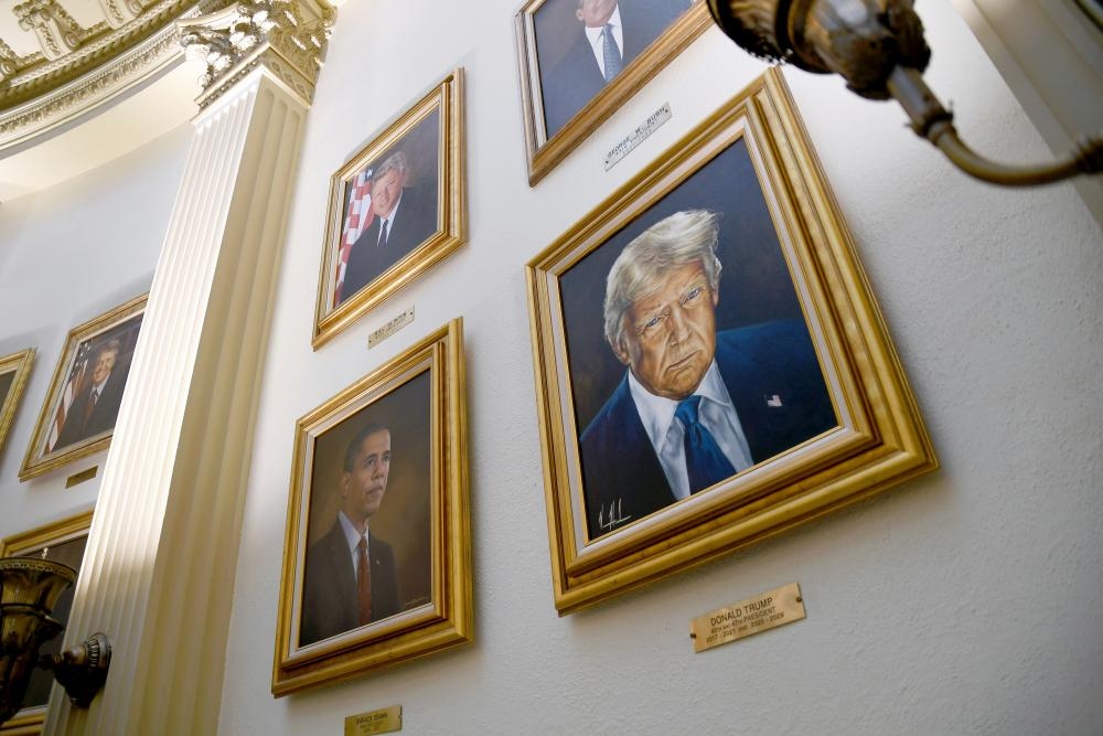 New Trump portrait hangs in Colorado capitol months after president's outburst