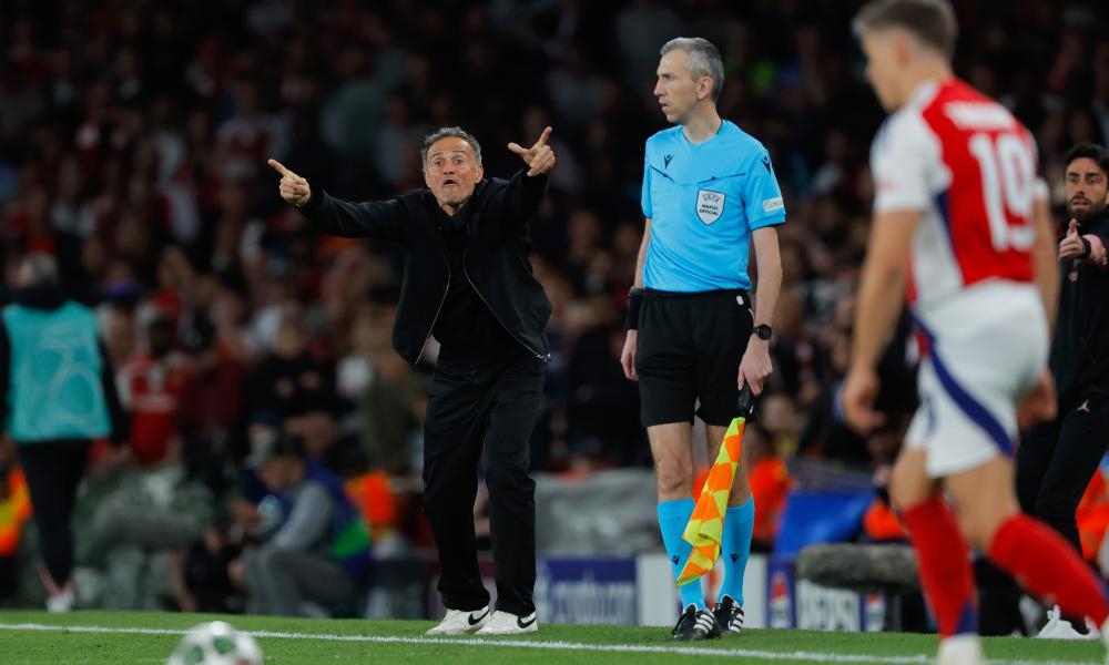 Arsenal frailties on show as Luis Enrique's PSG showcase Big Energy project