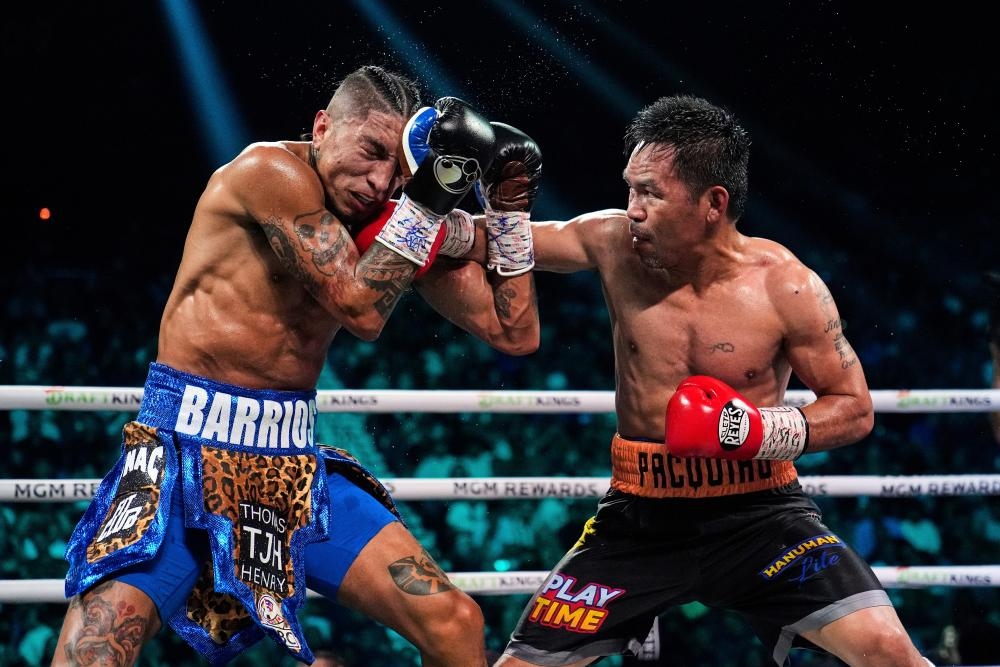 Manny Pacquiao turns back clock but settles for draw with Mario Barrios