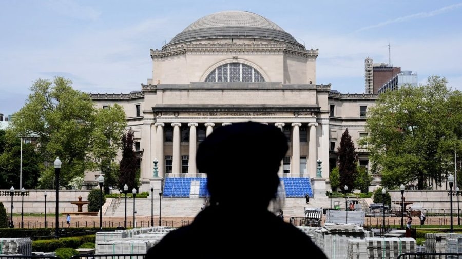 Columbia University's interim president resigns