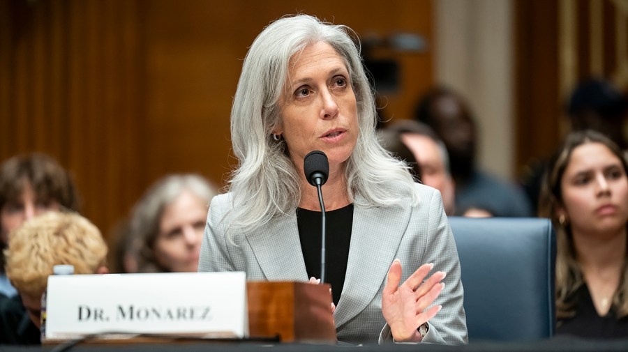 Trump's CDC pick treads carefully in Senate debut