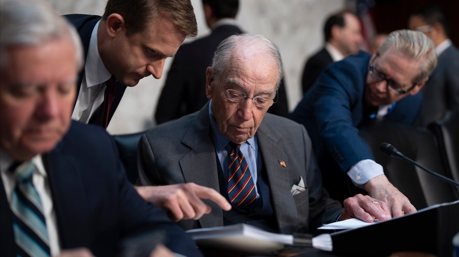 Democrats walk out of Bove, Pirro meeting as panel advances controversial Trump nominees