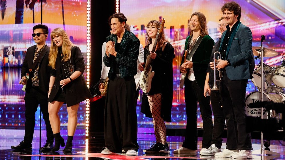 Tom Sandoval Receives Standing Ovation From ‘America's Got Talent' Judges With Cover Band