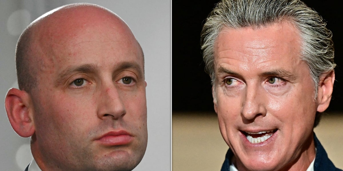 Gavin Newsom's Press Office Calls Stephen Miller A 'Fascist Cuck' Amid Rumors About His Wife And Elon Musk