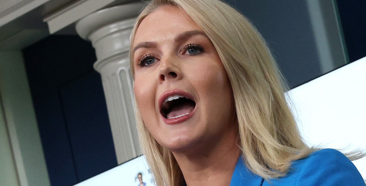 'Pure Shamelessness': Critics Rip Karoline Leavitt's 'Dangerous' New Lie For Trump