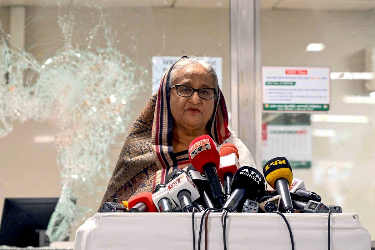 Ousted Bangladesh leader's defence lawyer removed over social media post demanding her execution