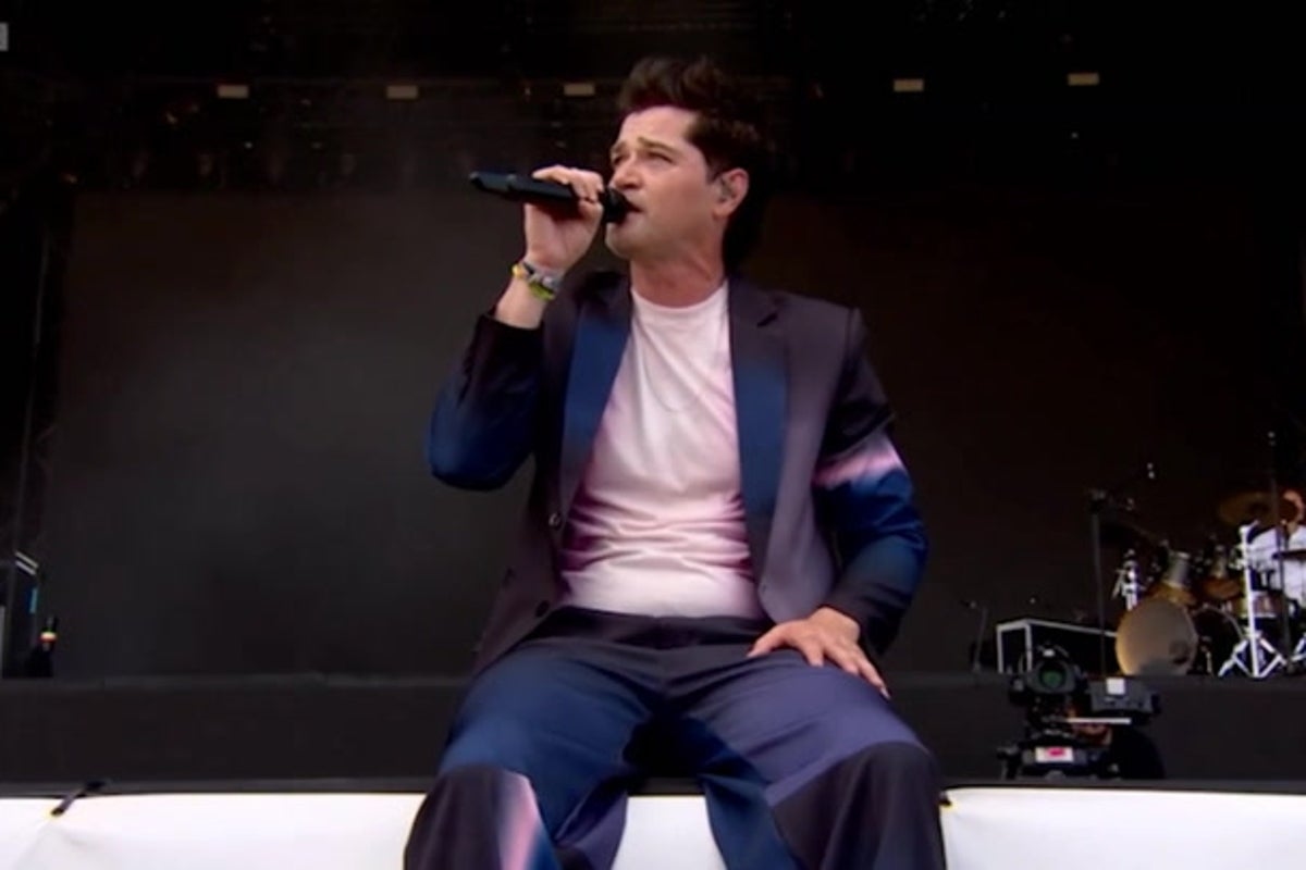 The Script's Danny O'Donoghue honours late bandmate with emotional tribute at Glastonbury
