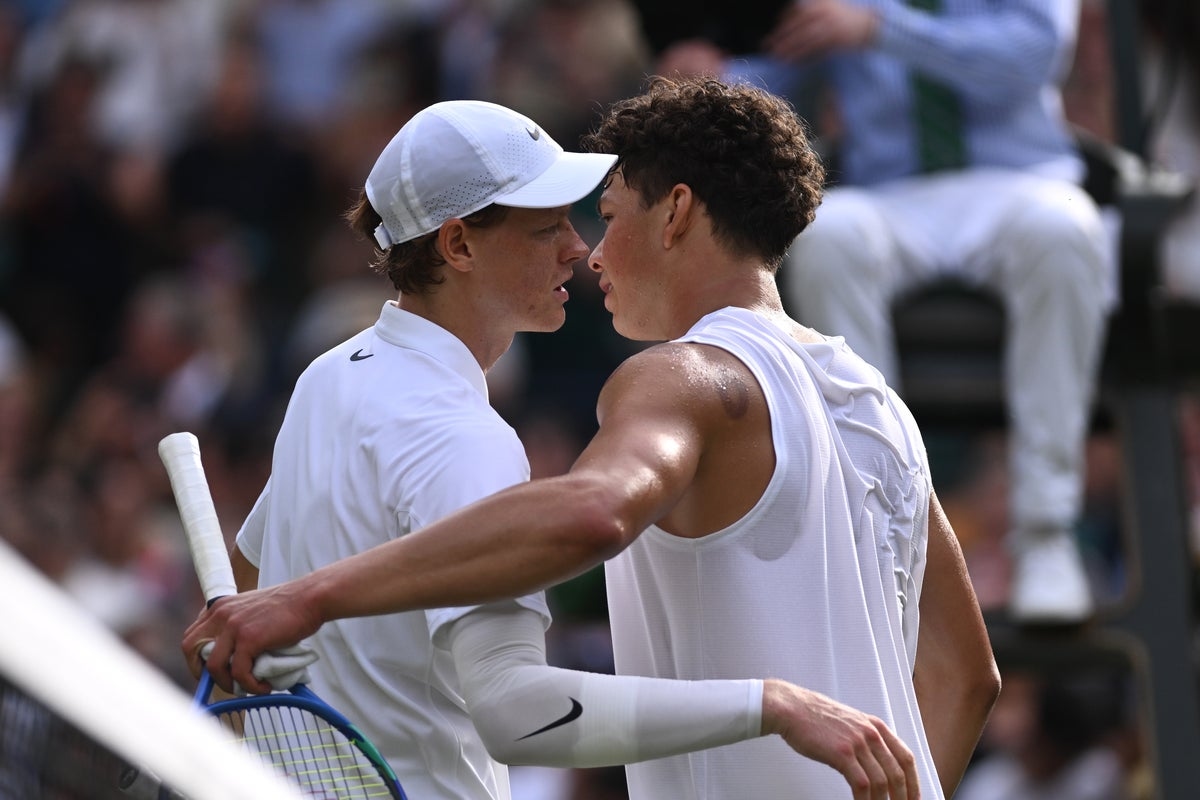 Jannik Sinner's elbow breaks Ben Shelton's heart in perfect response to Wimbledon injury fears