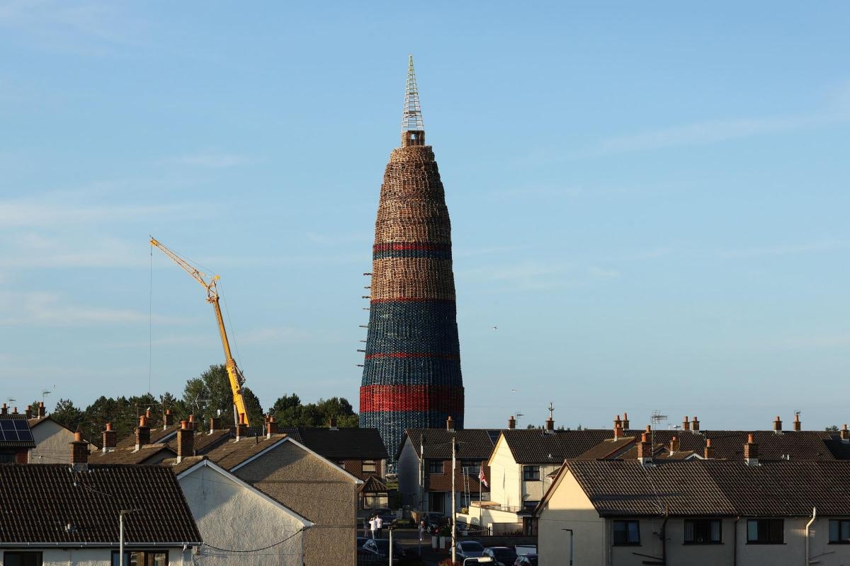 Tesco launches investigation into Scottish pallet depot over loyalist bonfire claims