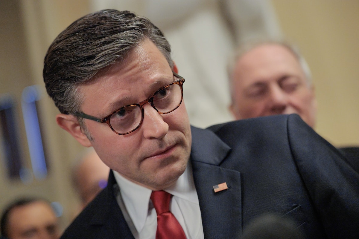 Mike Johnson Panic Spirals as Republicans Revolt Over Trump Budget