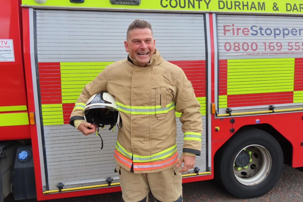 'I've loved the whole thing': County Durham firefighter retires after 25 years