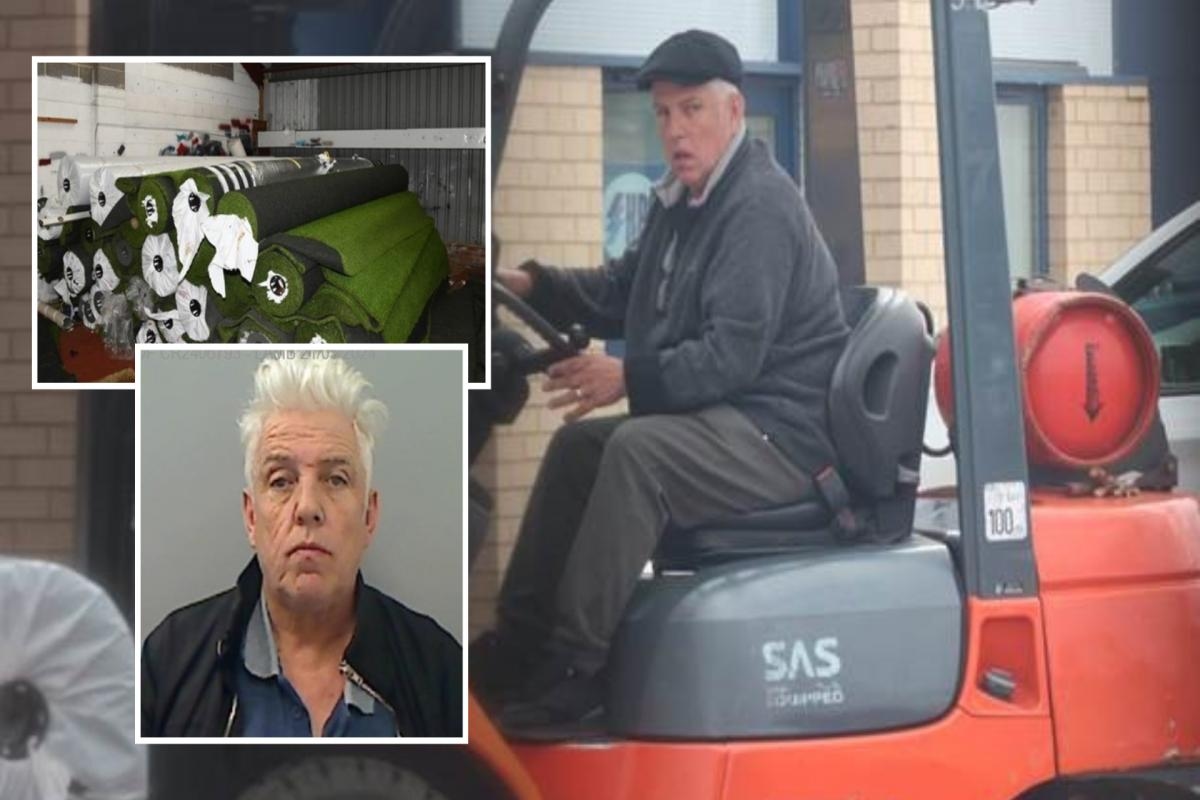 Man caught loading rolls of 'cocaine-filled fake grass' along Teesside dock