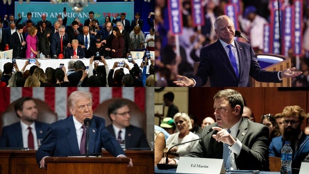 Latino Voters Want Black Folks to Join Them After Dissing, Black Folks React to Tim Walz Standing Up, Words You Can't Say in the Trump Administration, Lauren Boebert's Derogatory Statement and Other Political News From the Week