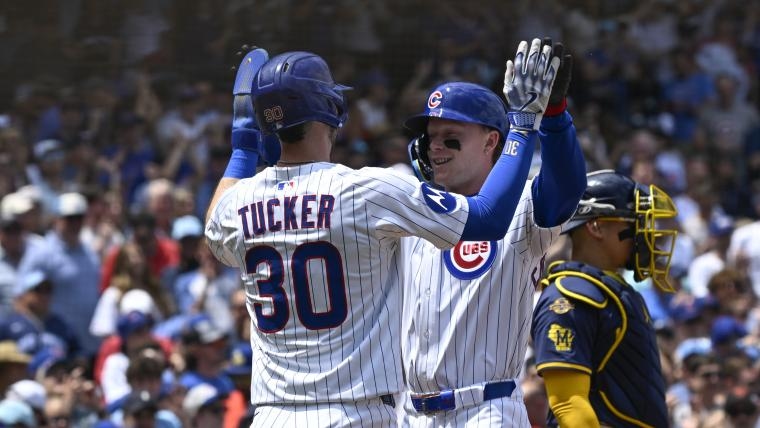 Cubs turn Miles Mikolas into batting practice pitcher on Friday afternoon