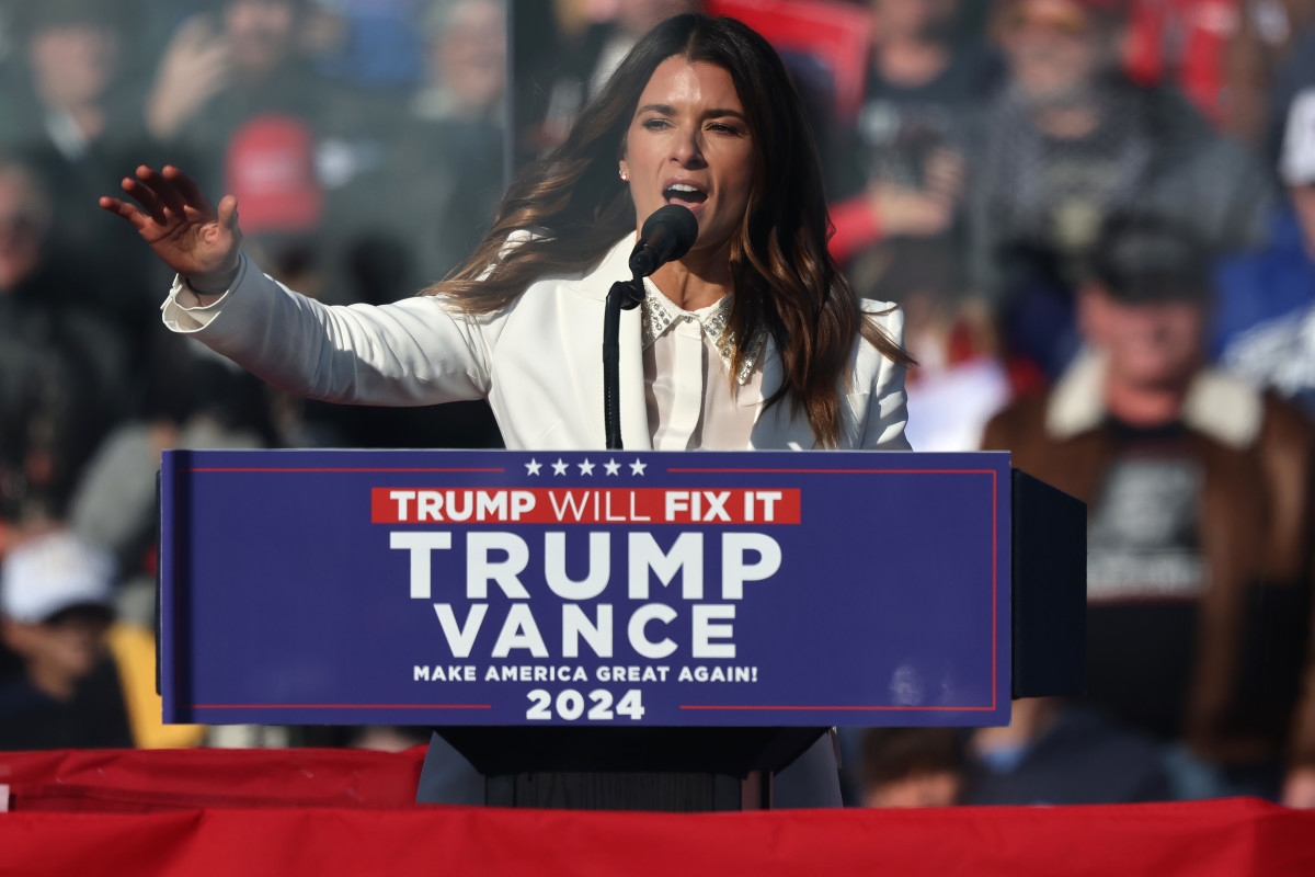 President Trump Had 1-Word Response For Danica Patrick Question