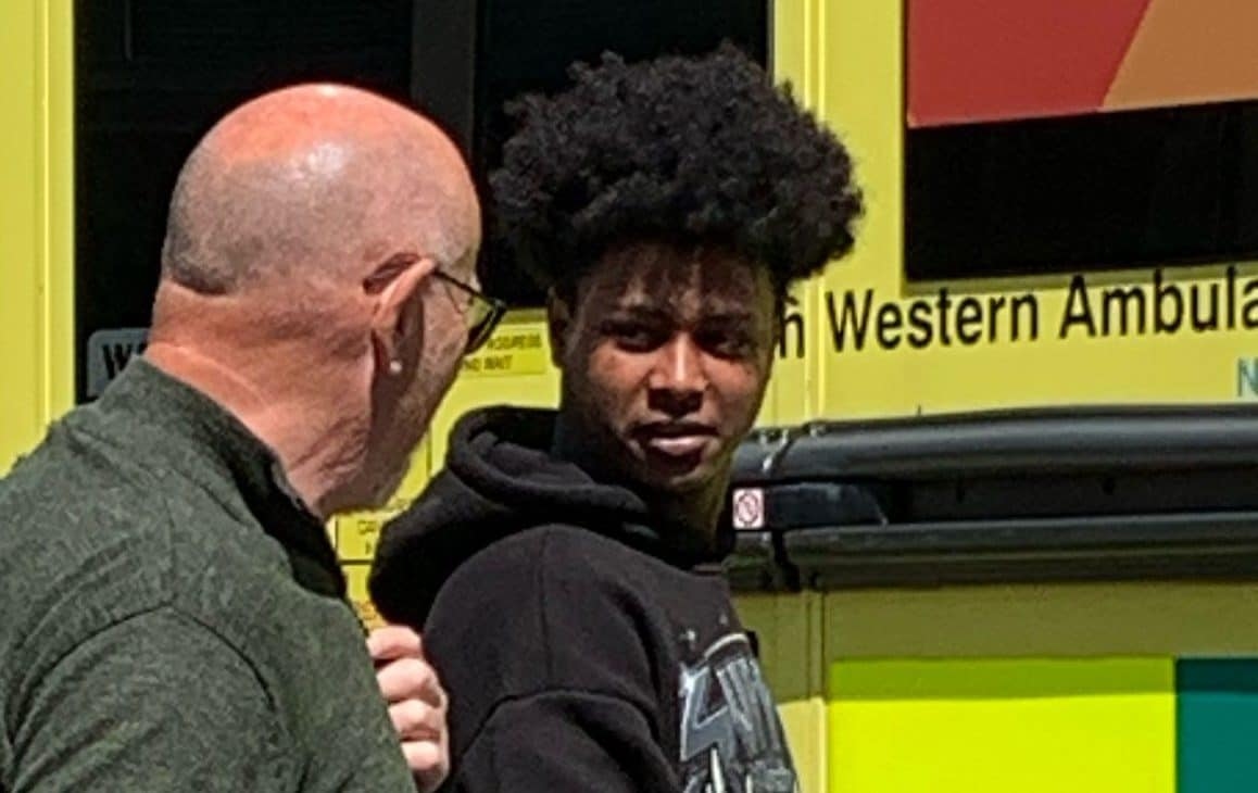 Small boat migrant avoids jail after punching female police officers
