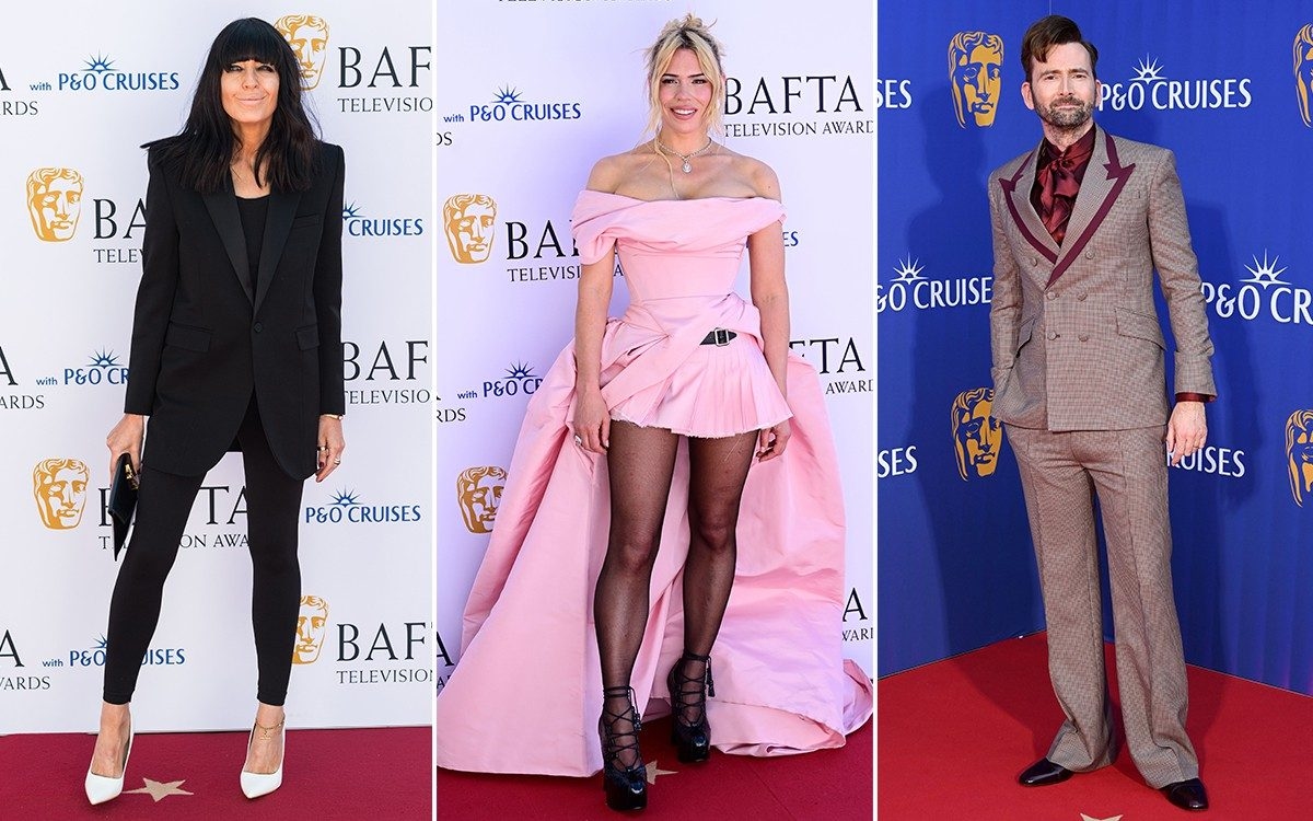 The best and worst looks at the Baftas: Billie Piper goes punk-rock and Claudia Winkleman wears leggings