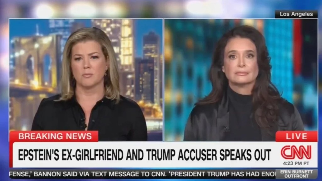 Jeffrey Epstein's Ex-Girlfriend Tells CNN He and Trump Were Best Friends – and ‘Up to No Good'