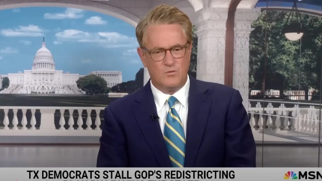 ‘Morning Joe': Scarborough Scoffs at ‘Idiotic' Plan to Gerrymander Texas Further
