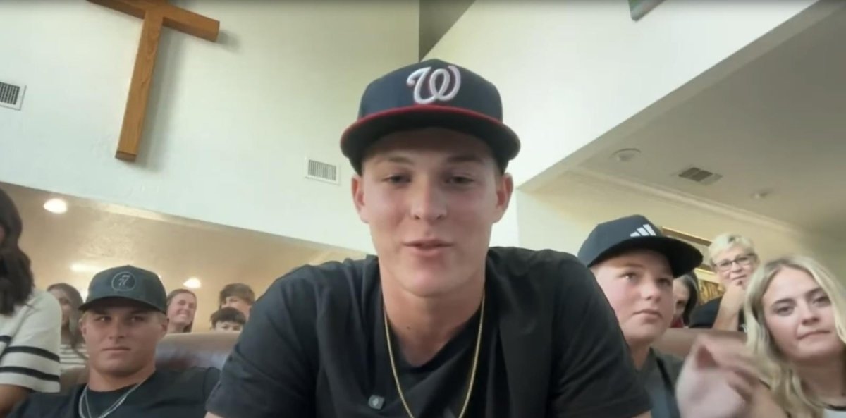 MLB Draft: Top pick Eli Willits, 17, to build power with Nationals