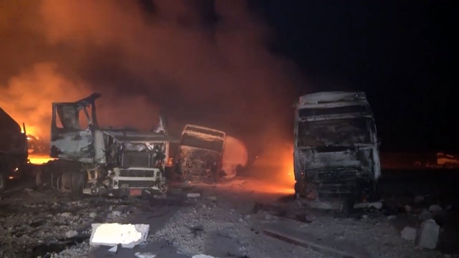 U.S. airstrikes targeting western Yemen oil port kill dozens