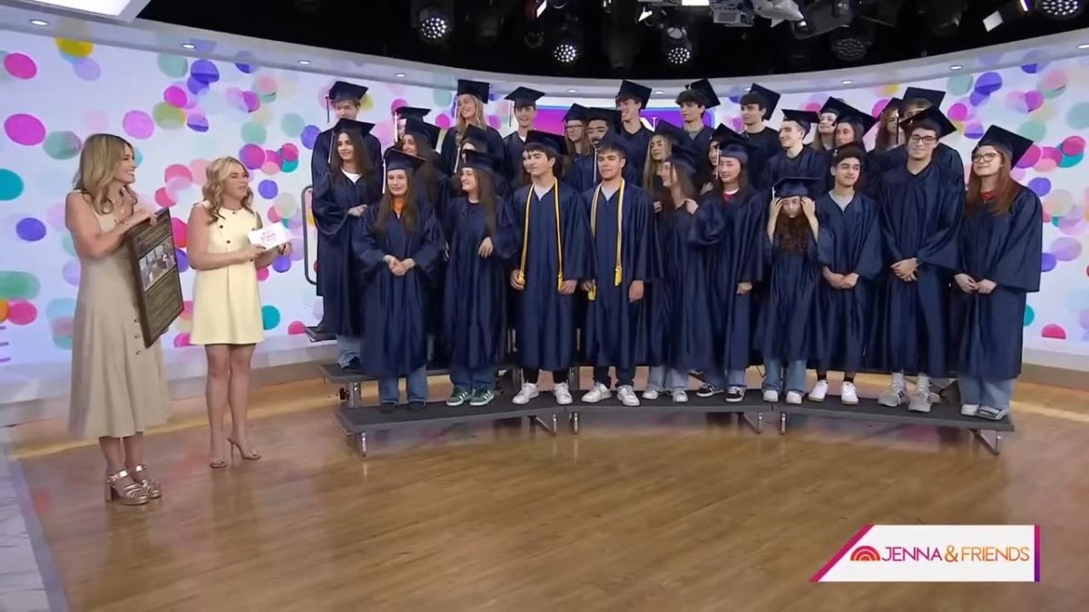 Watch: New York graduating class features 15 sets of twins
